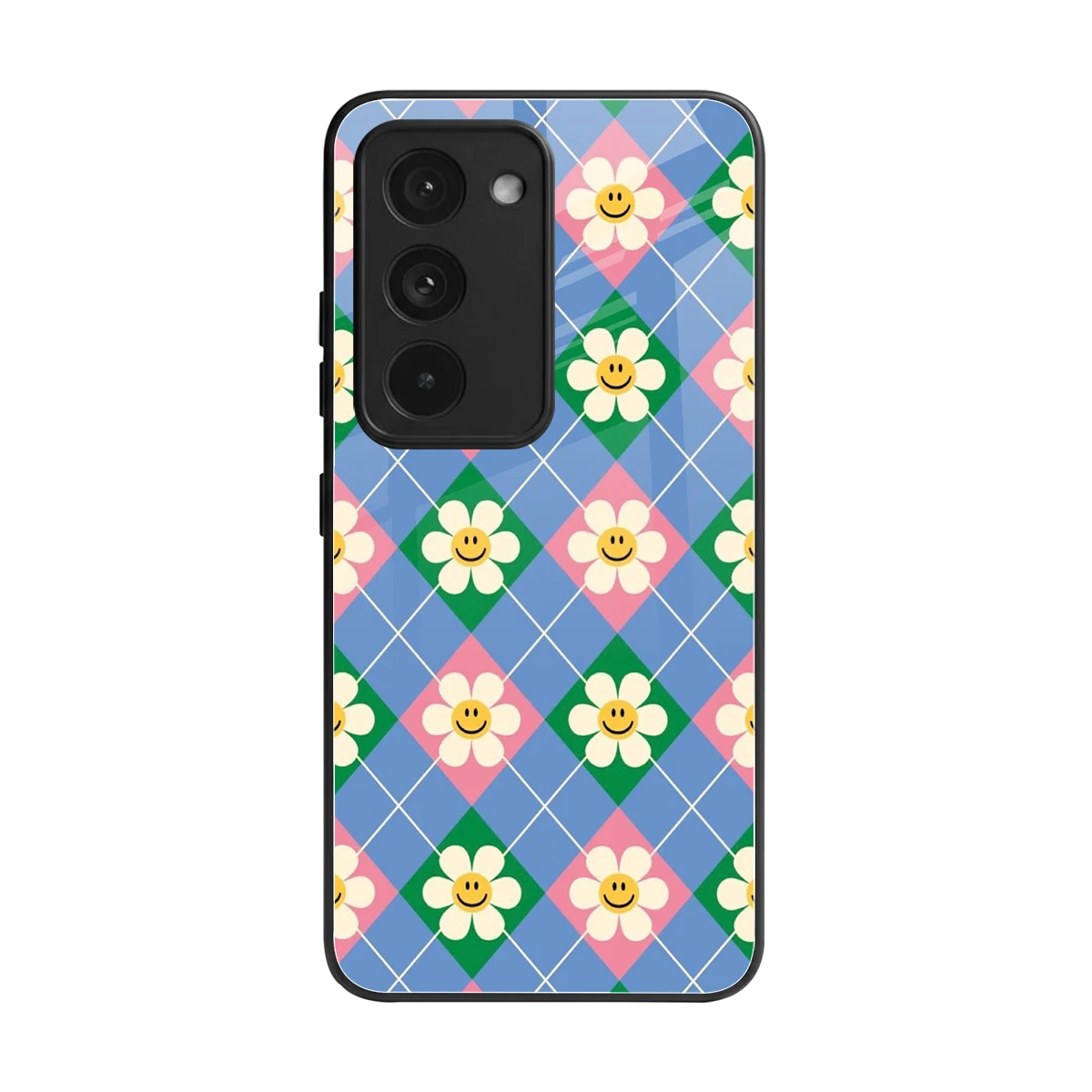 Joy Petals back phone cover | glass case for redmi 15 5g