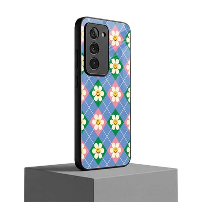 Joy Petals redmi 15 5g mobile cover | shockproof glass phone case
