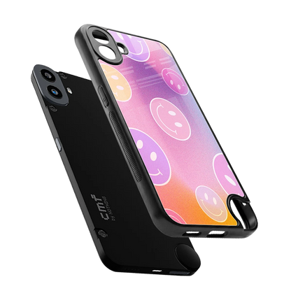 Joyride sleek cmf nothing phone 1 cover with tempered glass back and TPU edges