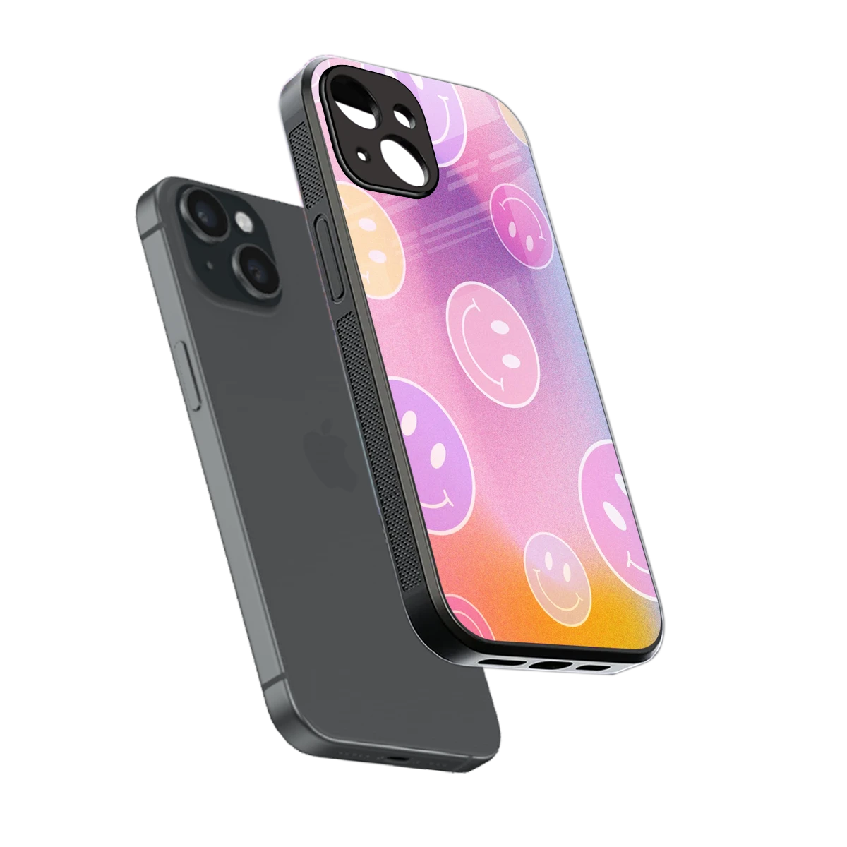 Joyride sleek iphone 13 cover with tempered glass back and TPU edges