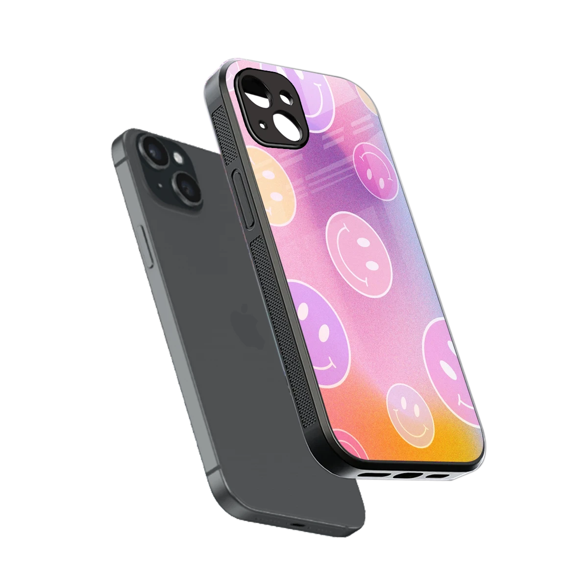 Joyride sleek iphone 15 plus cover with tempered glass back and TPU edges