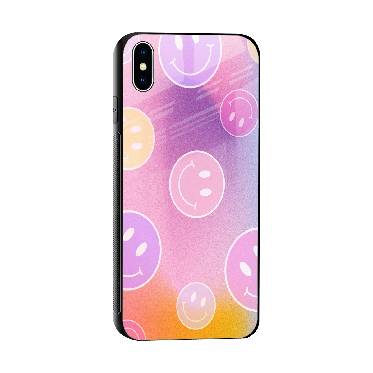 Joyride sleek iphone xs max cover with tempered glass back and TPU edges