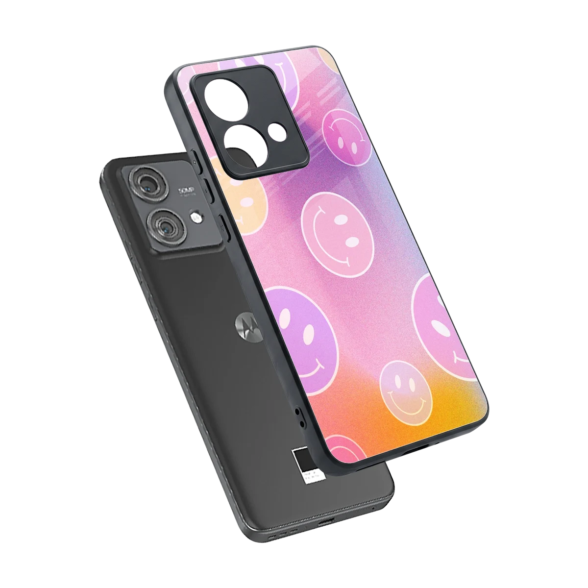 Joyride sleek motorola edge 40 neo 5g cover with tempered glass back and TPU edges