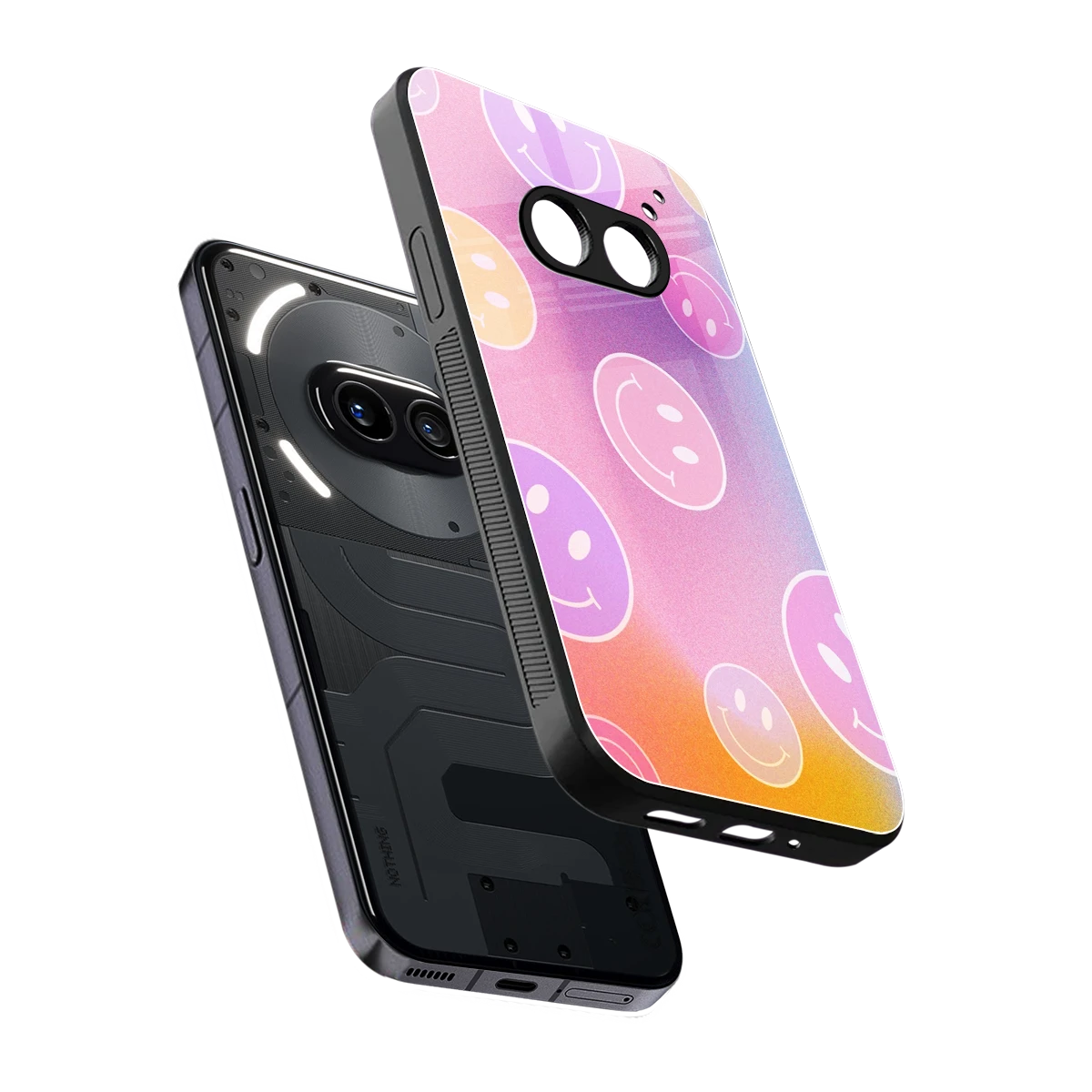 Joyride sleek nothing phone 2a cover with tempered glass back and TPU edges