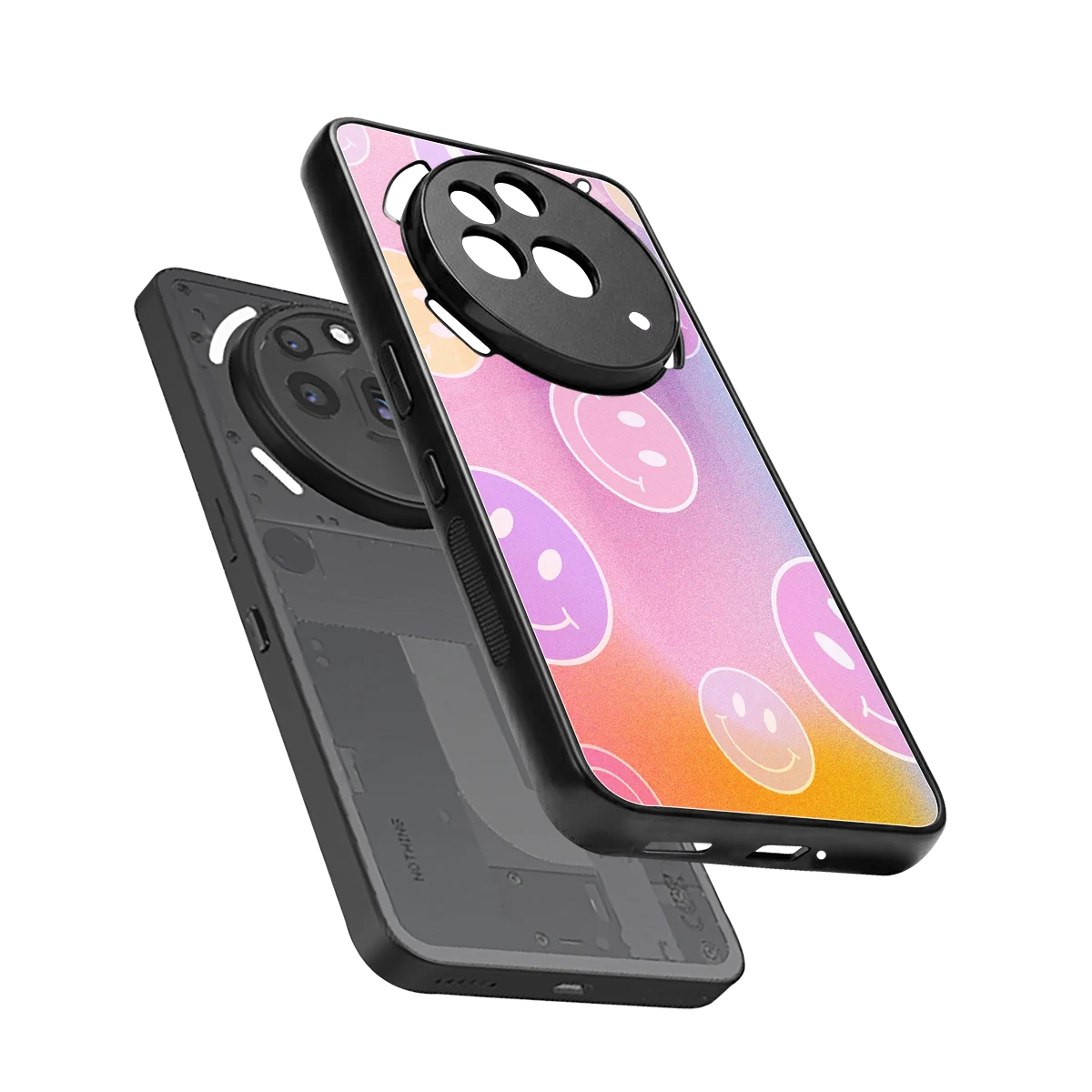 Joyride sleek nothing phone 3a pro cover with tempered glass back and TPU edges