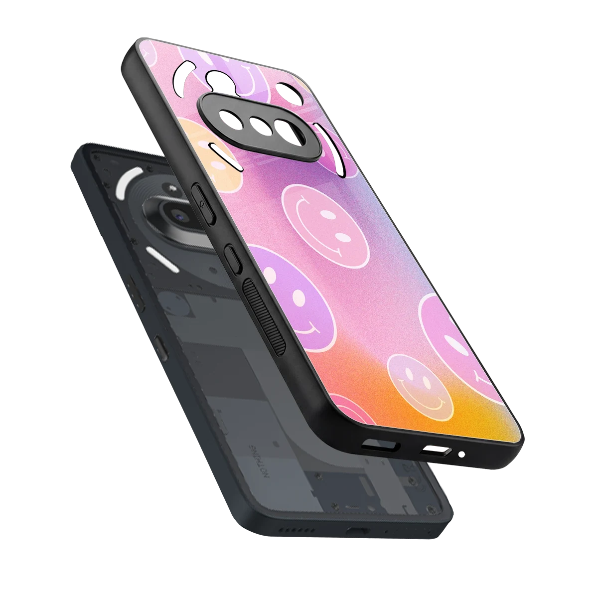 Joyride sleek nothing phone 3a cover with tempered glass back and TPU edges