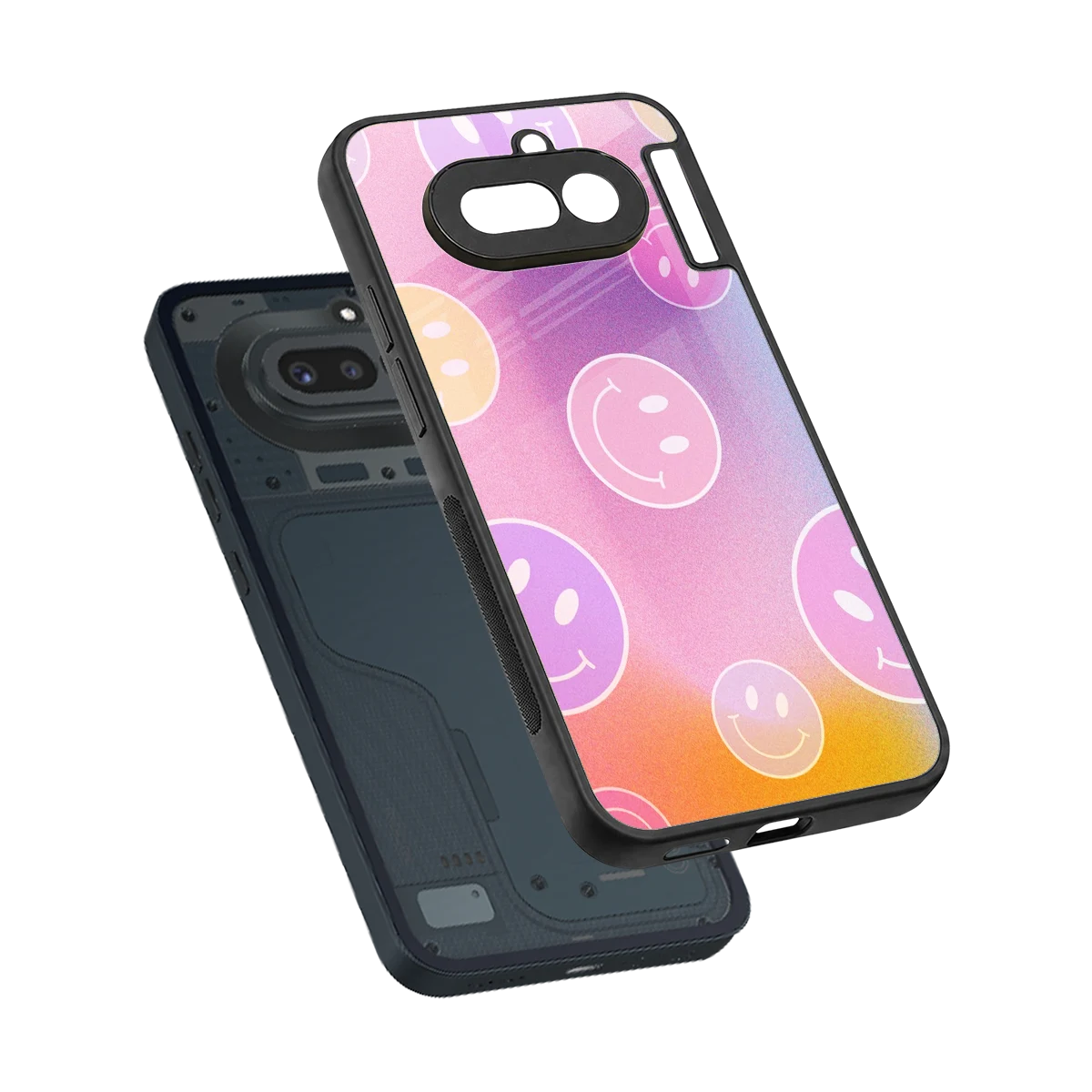 Joyride sleek nothing phone 4a cover with tempered glass back and TPU edges