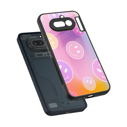 Joyride sleek nothing phone 4a cover with tempered glass back and TPU edges