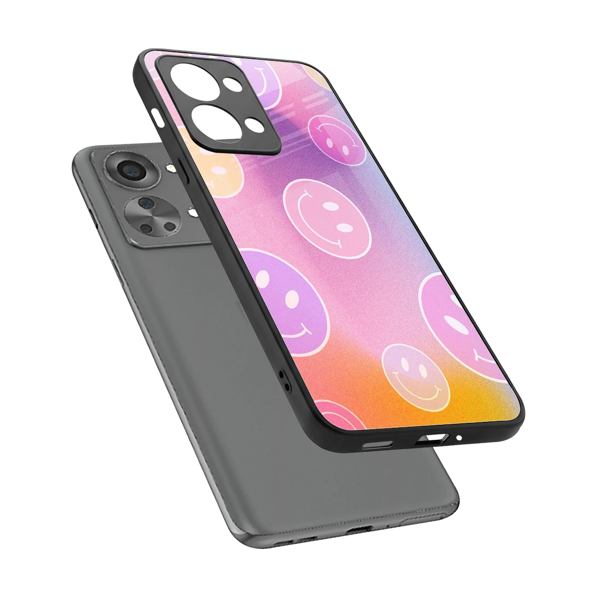 Joyride sleek oneplus nord 2t cover with tempered glass back and TPU edges