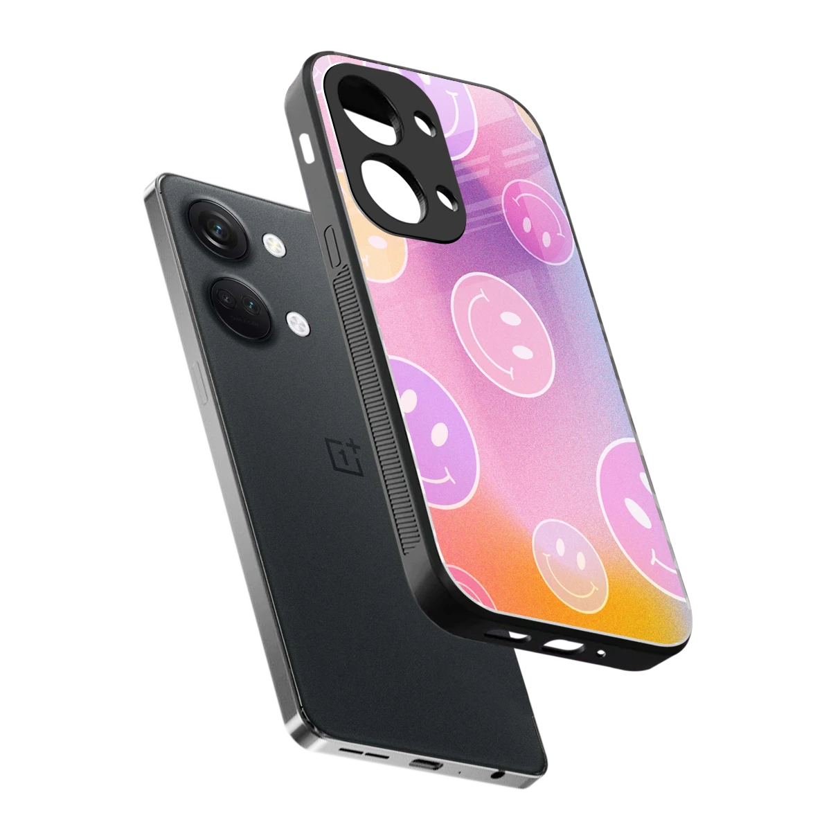 Joyride sleek oneplus nord 3 cover with tempered glass back and TPU edges