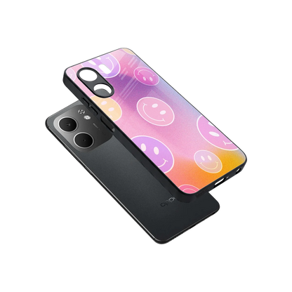 Joyride sleek oppo a5x 5g cover with tempered glass back and TPU edges