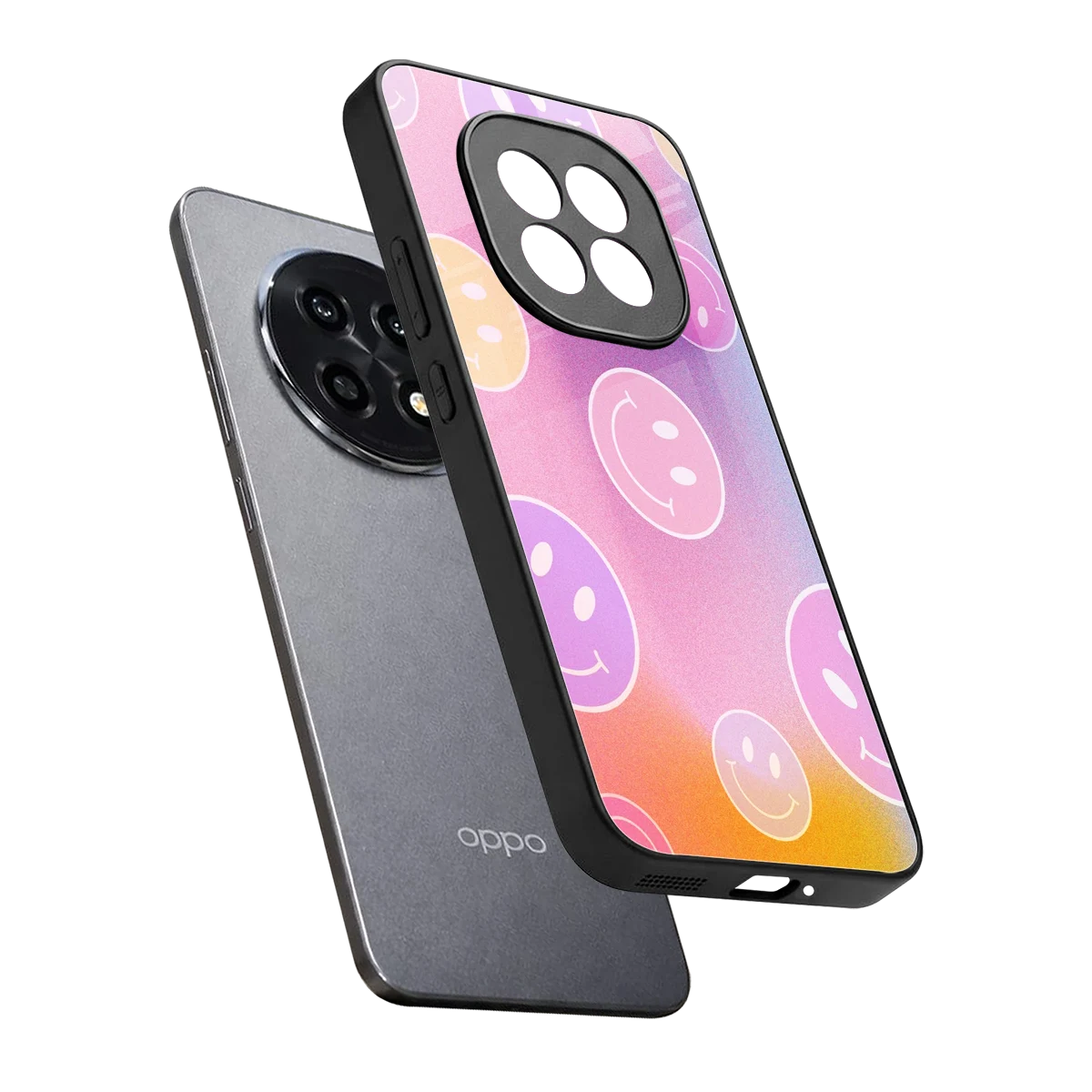 Joyride sleek oppo f29 pro 5g cover with tempered glass back and TPU edges
