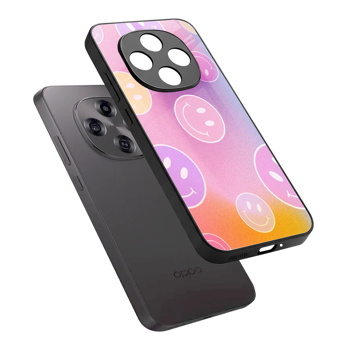 Joyride sleek oppo f31 pro 5g cover with tempered glass back and TPU edges