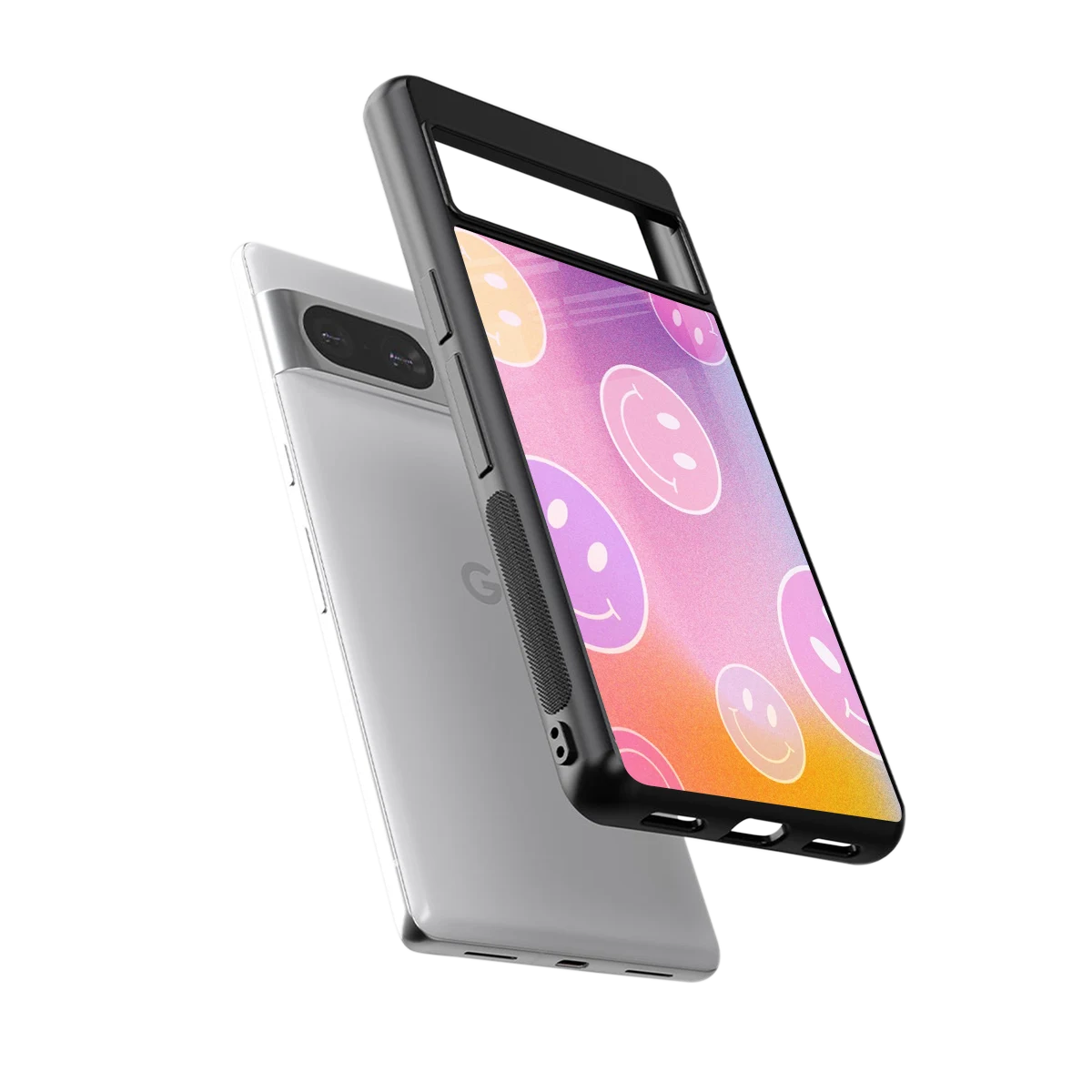 Joyride sleek google pixel 8 cover with tempered glass back and TPU edges