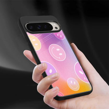 Joyride sleek google pixel 9 pro xl cover with tempered glass back and TPU edges