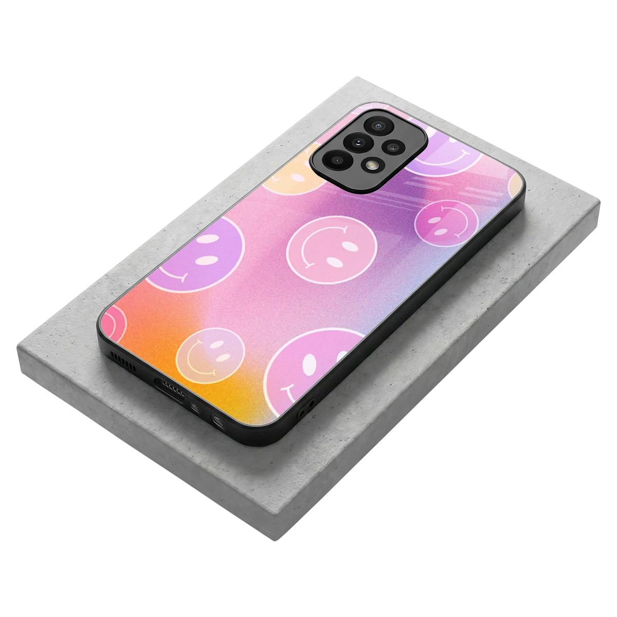 Joyride stylish phone case for samsung galaxy a23 | glossy glass and slim fit