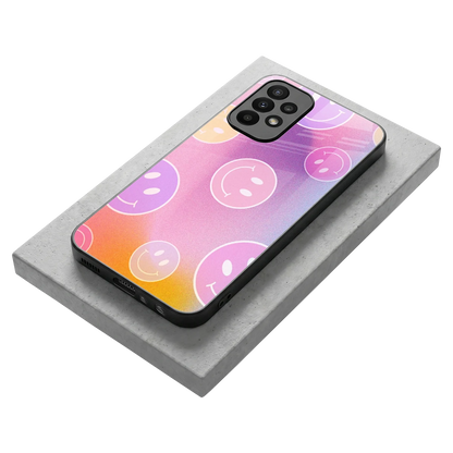Joyride stylish phone case for samsung galaxy a23 | glossy glass and slim fit