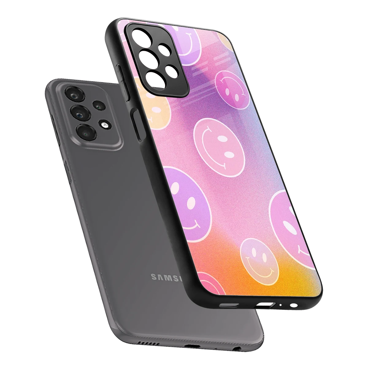 Joyride sleek samsung galaxy a23 cover with tempered glass back and TPU edges