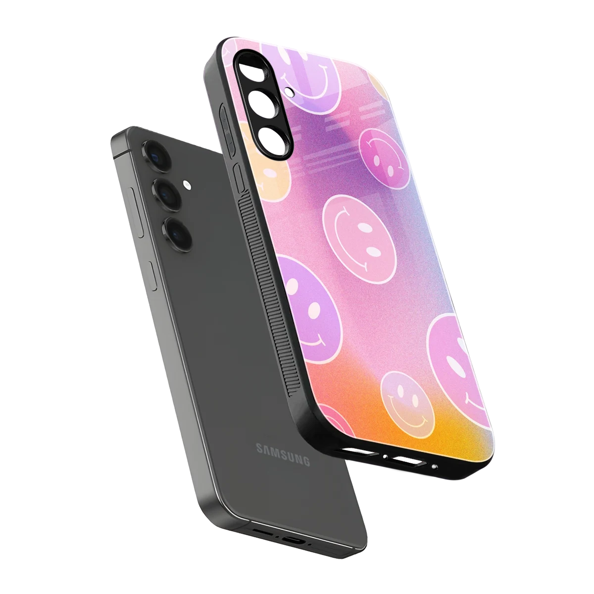 Joyride sleek samsung galaxy m35 5g cover with tempered glass back and TPU edges