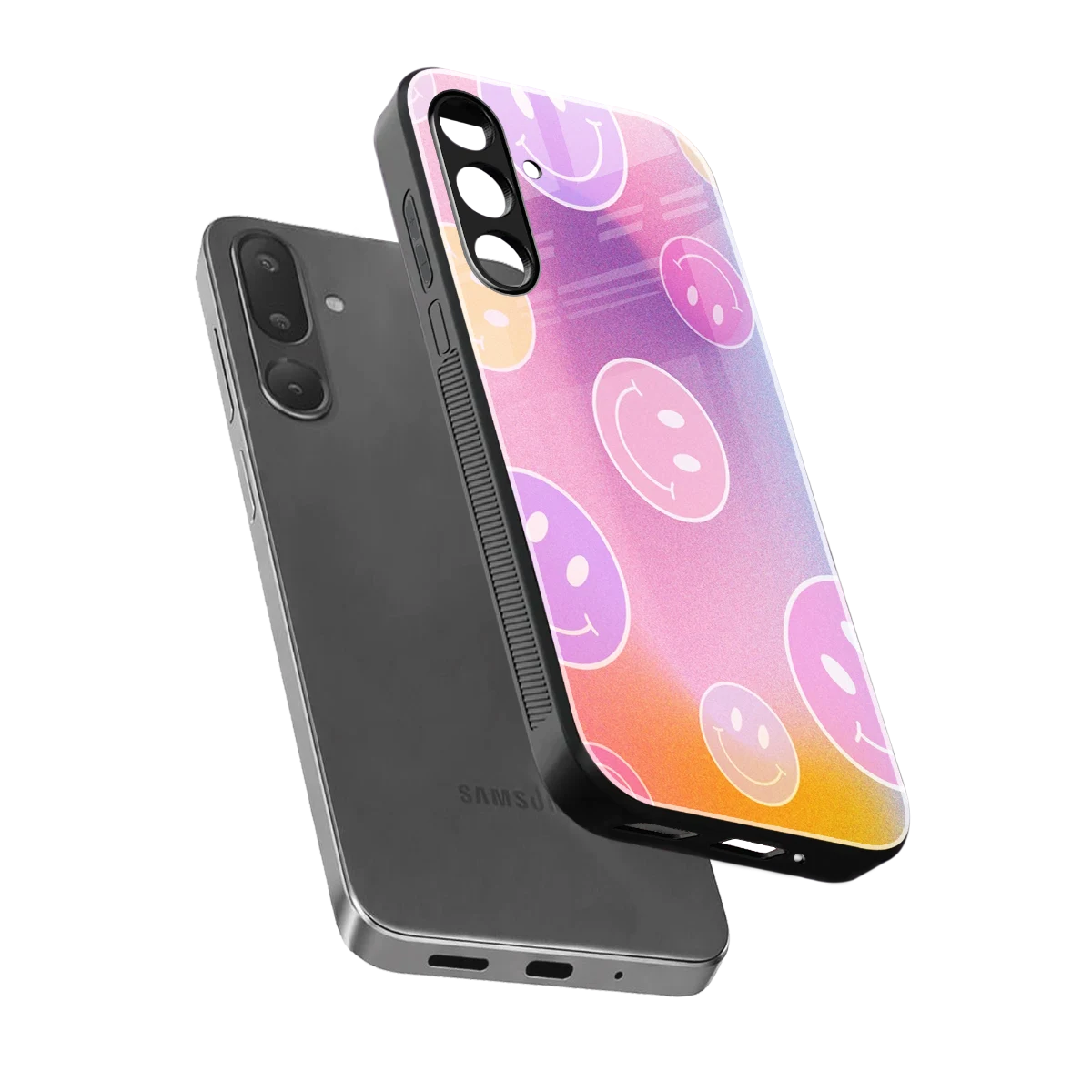 Joyride sleek samsung galaxy m36 5g cover with tempered glass back and TPU edges