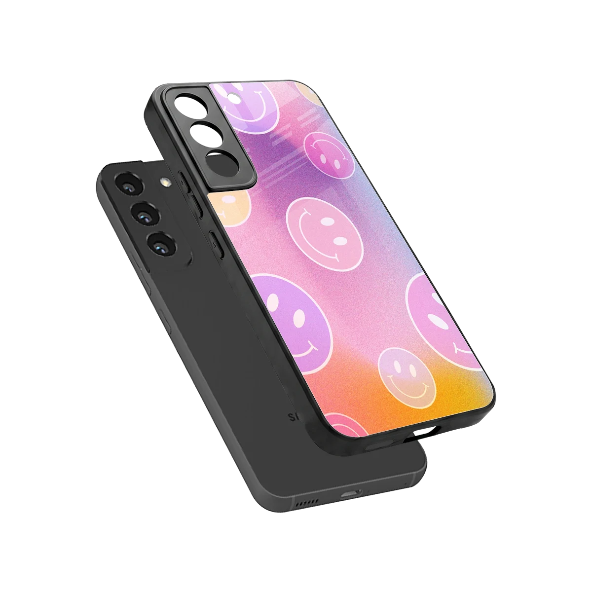 Joyride sleek samsung galaxy s22 cover with tempered glass back and TPU edges