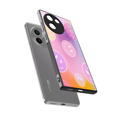 Joyride sleek vivo v30e cover with tempered glass back and TPU edges