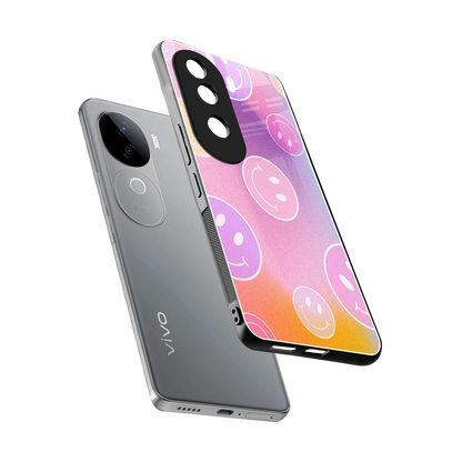 Joyride sleek vivo v40e cover with tempered glass back and TPU edges