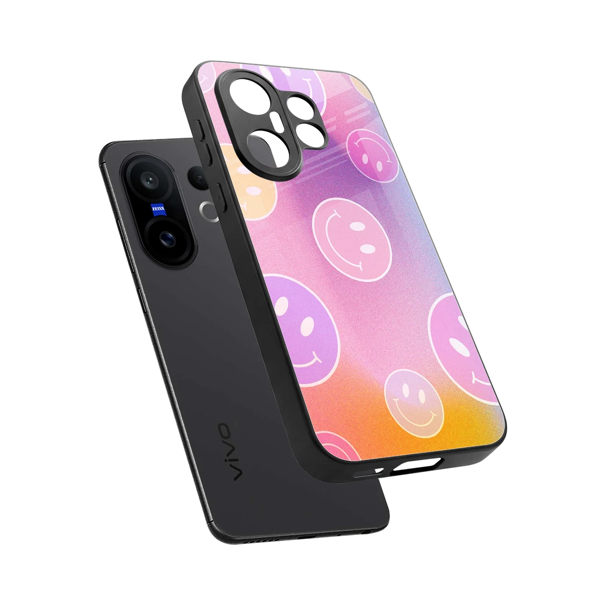 Joyride sleek vivo x200 fe cover with tempered glass back and TPU edges