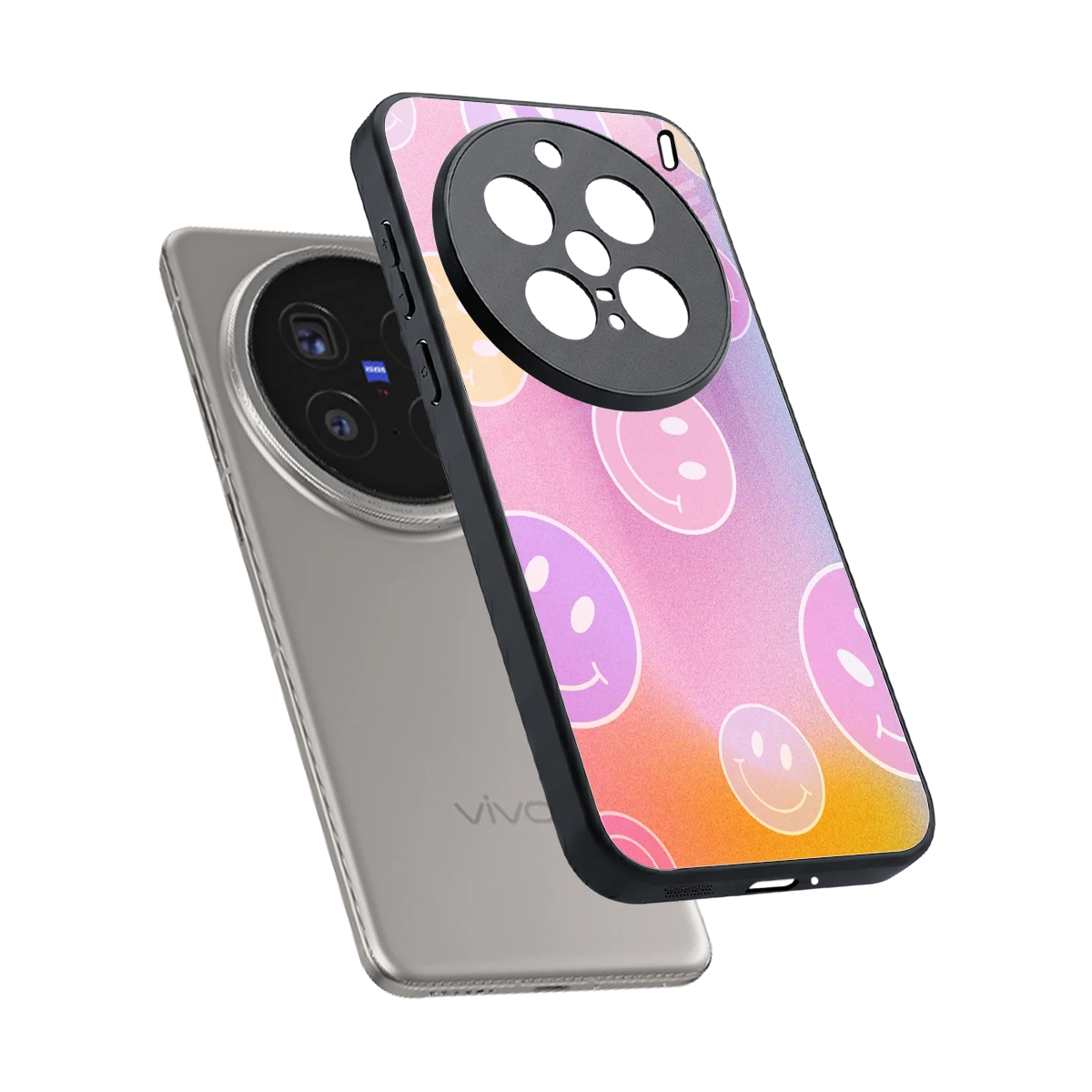 Joyride sleek vivo x200 pro cover with tempered glass back and TPU edges
