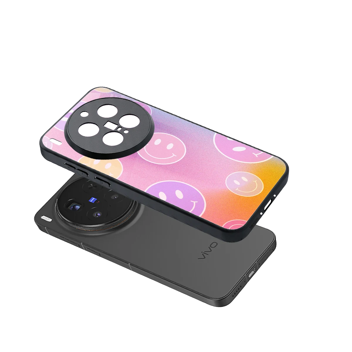 Joyride sleek vivo x300 pro cover with tempered glass back and TPU edges