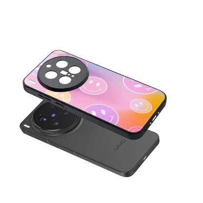 Joyride sleek vivo x300 pro cover with tempered glass back and TPU edges