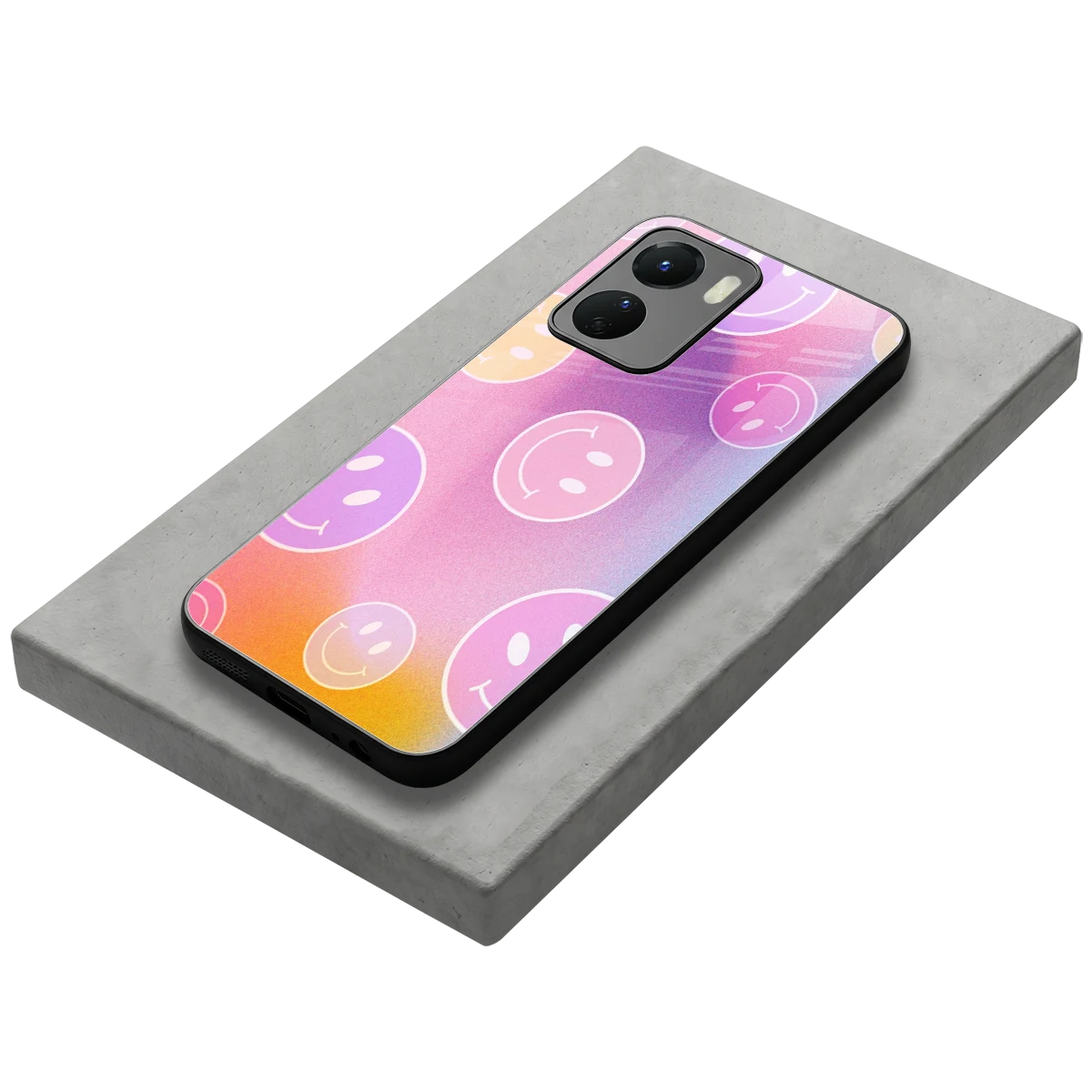 Joyride stylish phone case for vivo y16 | glossy glass and slim fit