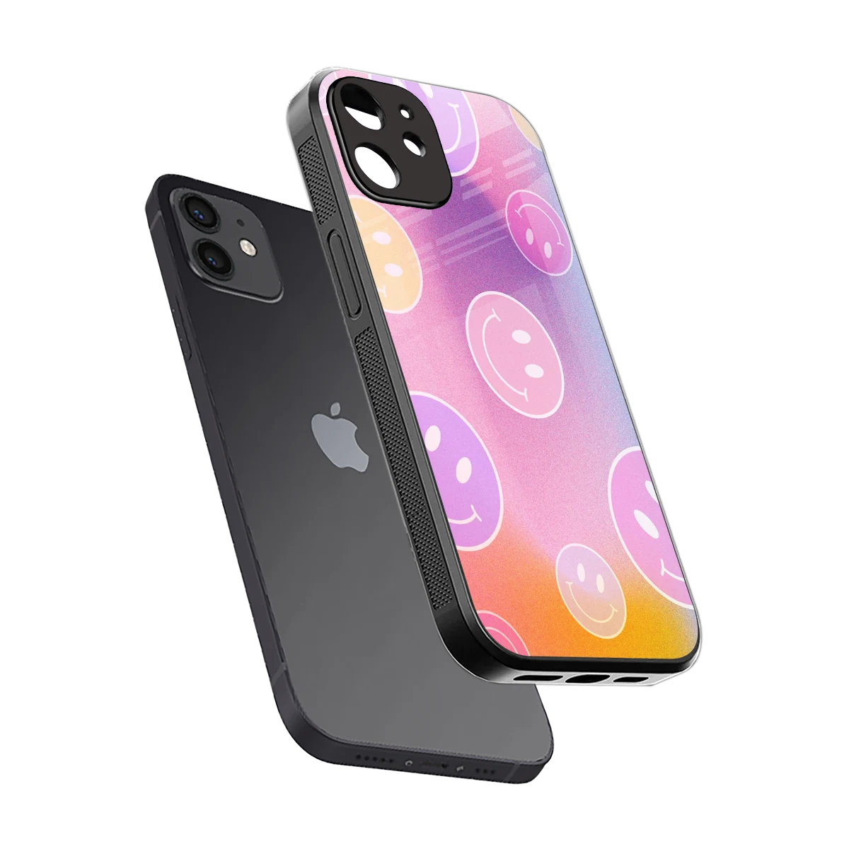 Joyride sleek iphone 12 cover with tempered glass back and TPU edges