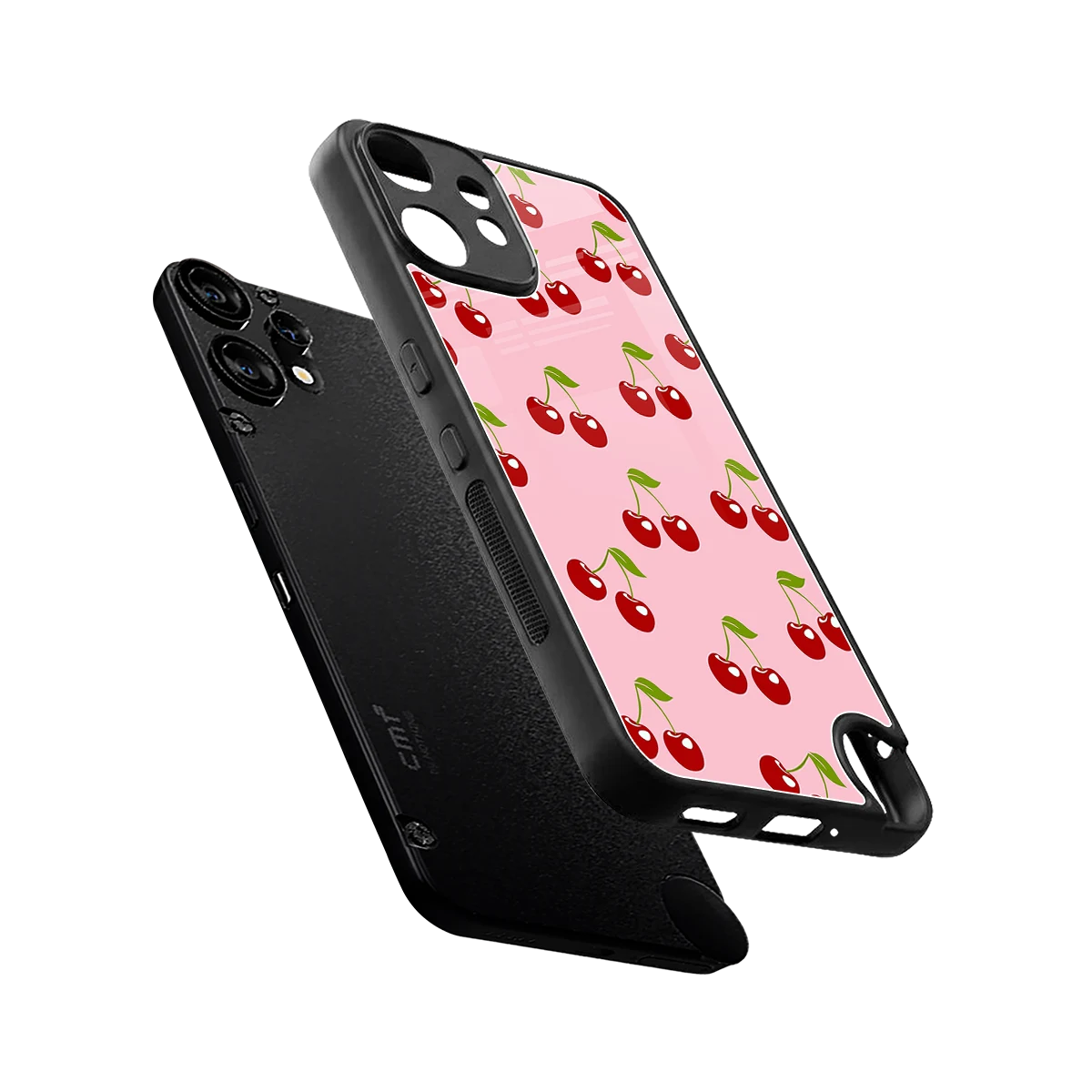 Juicy Pop sleek cmf nothing phone 2 pro cover with tempered glass back and TPU edges
