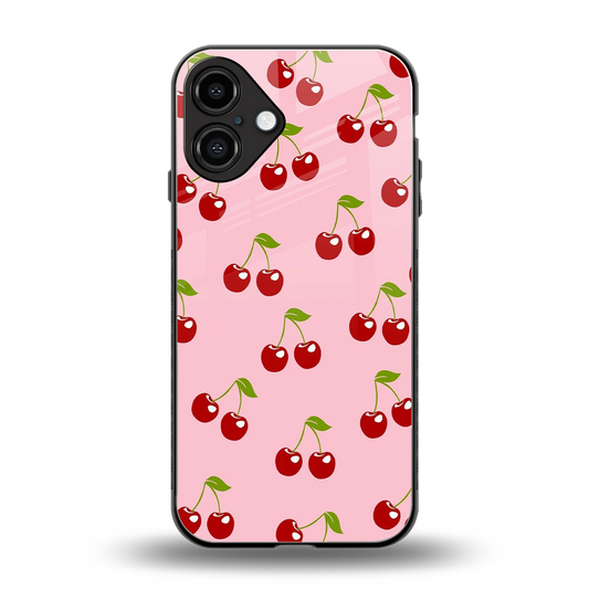 Juicy Pop back phone cover | glass case for iphone 16 plus