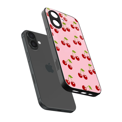 Juicy Pop sleek iphone 17 cover with tempered glass back and TPU edges