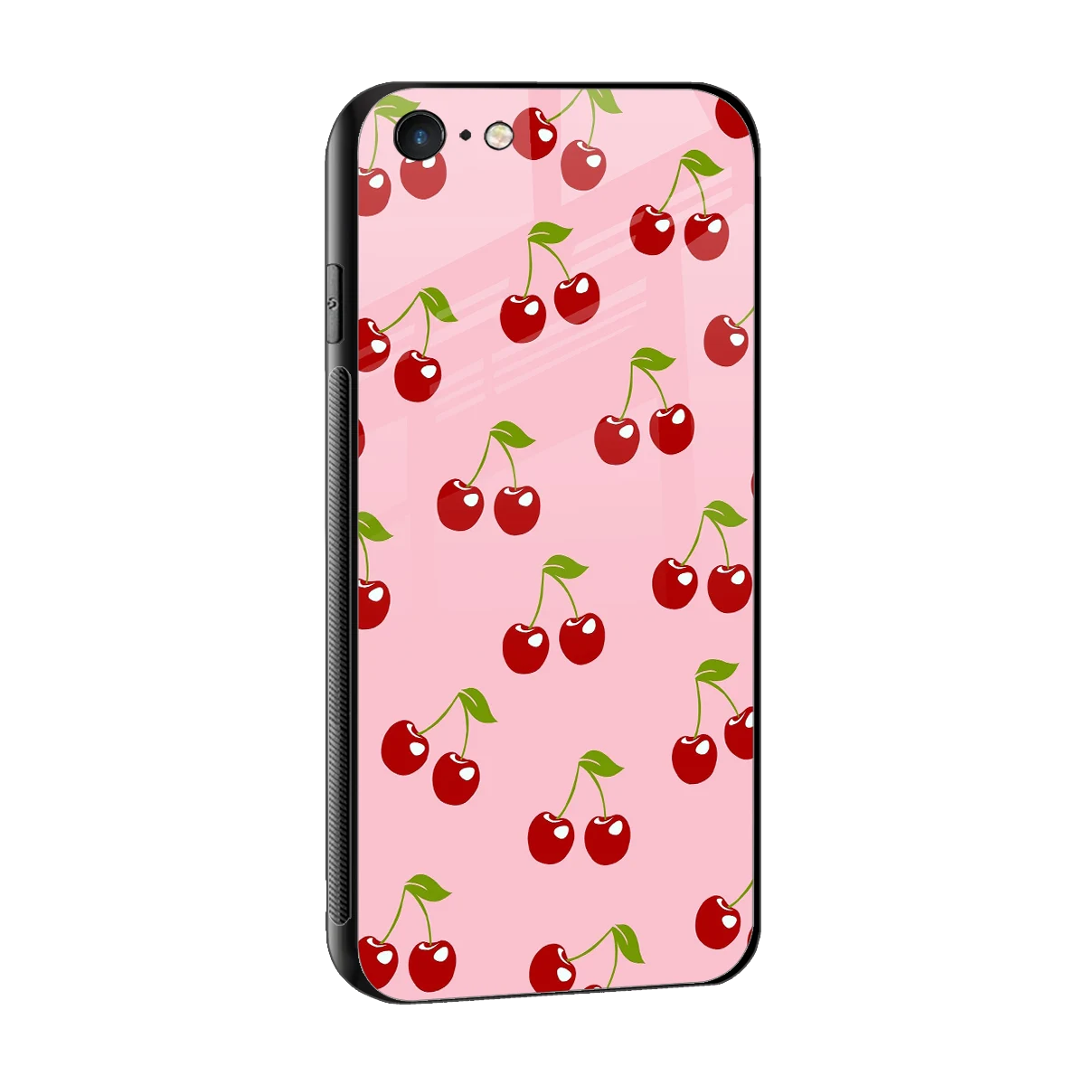 Juicy Pop sleek iphone 6s plus cover with tempered glass back and TPU edges