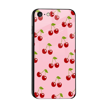 Juicy Pop sleek iphone 7 cover with tempered glass back and TPU edges