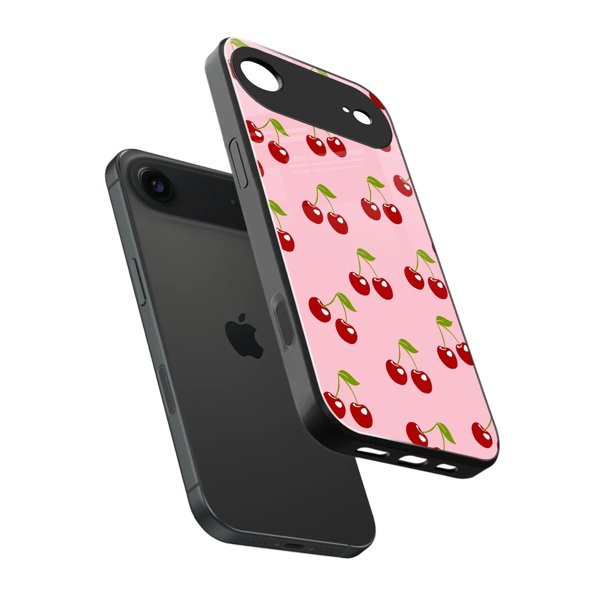 Juicy Pop sleek iphone air cover with tempered glass back and TPU edges