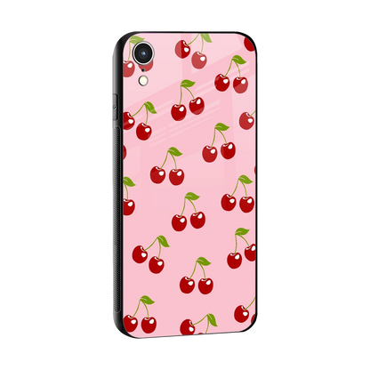 Juicy Pop sleek iphone xr cover with tempered glass back and TPU edges