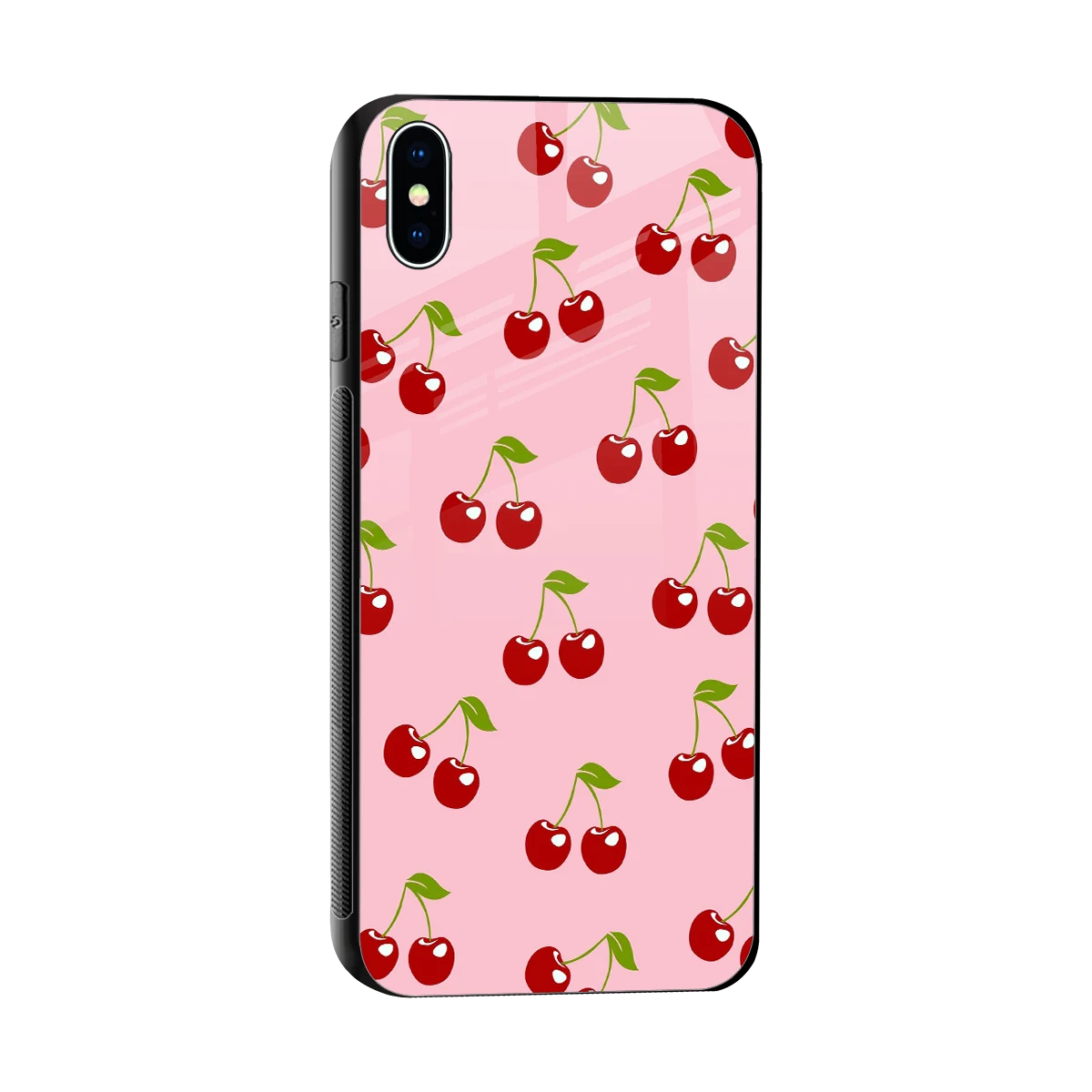 Juicy Pop sleek iphone xs max cover with tempered glass back and TPU edges