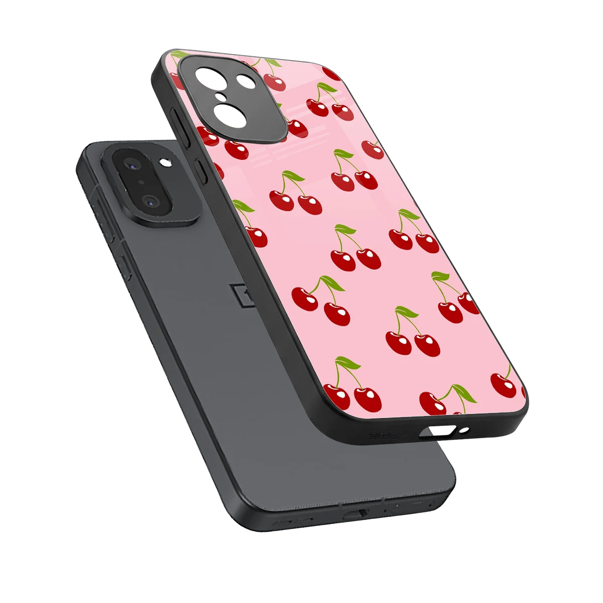 Juicy Pop sleek oneplus 15r cover with tempered glass back and TPU edges