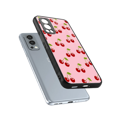 Juicy Pop sleek oneplus nord 2 cover with tempered glass back and TPU edges
