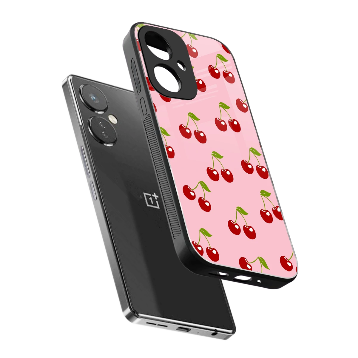 Juicy Pop sleek oneplus nord ce 3 cover with tempered glass back and TPU edges