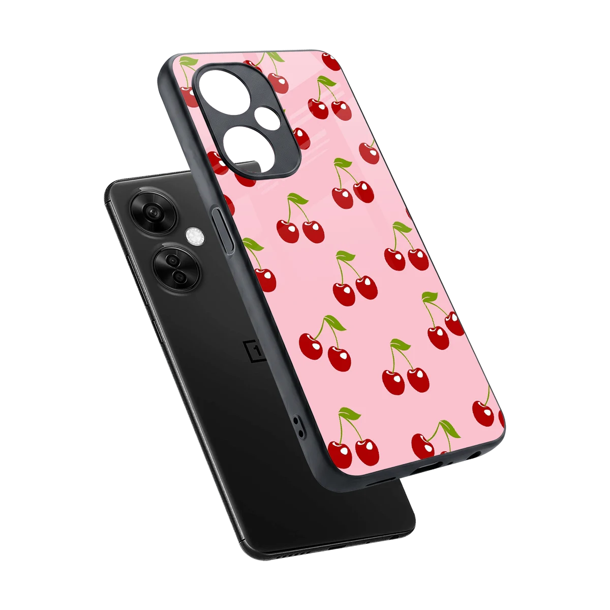 Juicy Pop sleek oneplus nord ce 3 lite cover with tempered glass back and TPU edges