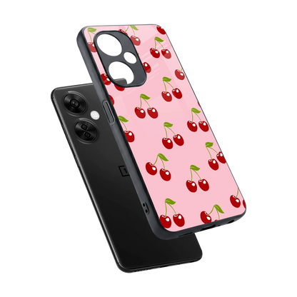 Juicy Pop sleek oneplus nord ce 3 lite cover with tempered glass back and TPU edges