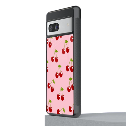 Juicy Pop stylish phone case for google pixel 7 | glossy glass and slim fit