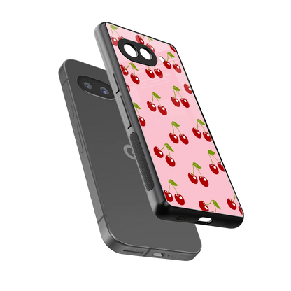 Juicy Pop sleek google pixel 10a cover with tempered glass back and TPU edges