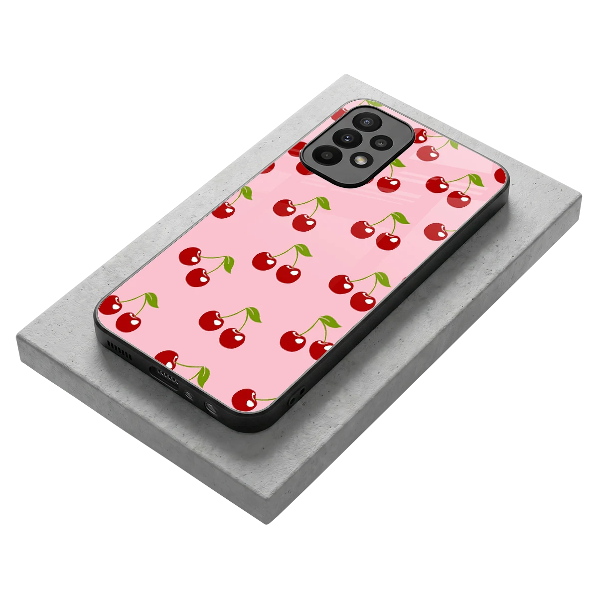 Juicy Pop stylish phone case for samsung galaxy a23 | glossy glass and slim fit