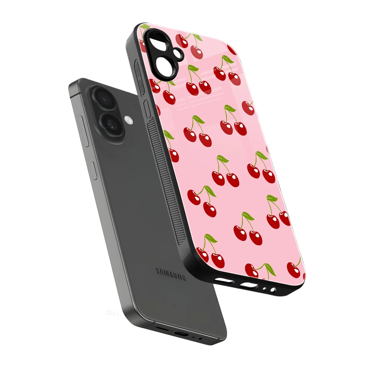 Juicy Pop sleek samsung galaxy a06 5g cover with tempered glass back and TPU edges